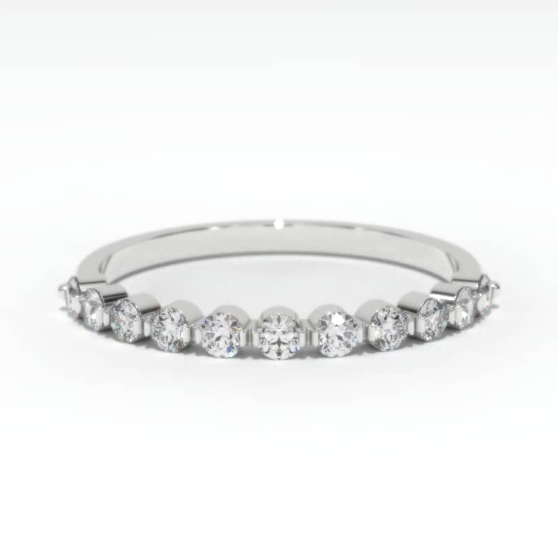0.5 Carat Diamond Giliarto Eternity  Gold Ring