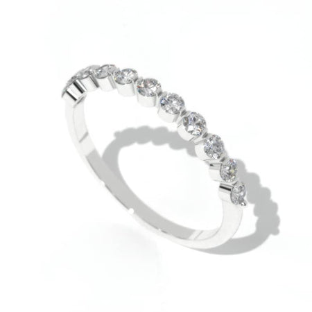 0.5 Carat Diamond Giliarto Eternity  Gold Ring