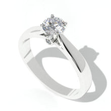 Load image into Gallery viewer, 1 Carat Giliarto Moissanite Solitaire White Gold Engagement Ring
