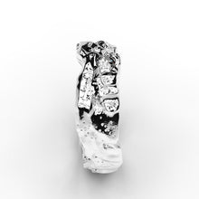 Load image into Gallery viewer, Moon Diamond Men's  14K White Gold  Ring. - Giliarto
