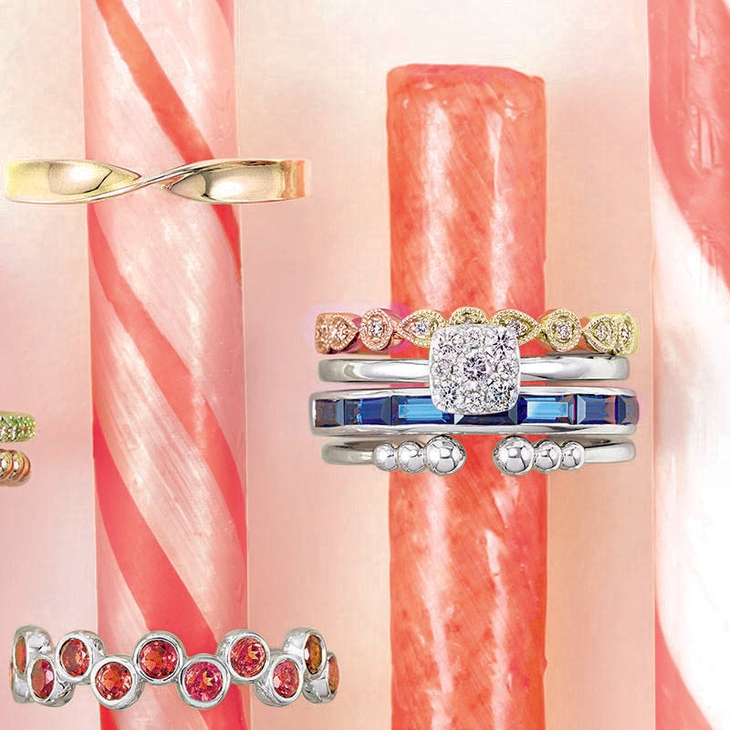 14K White Chatham® Created Blue Sapphire Ring