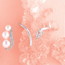 Load image into Gallery viewer, 14K White 1/3 CTW Diamond Negative Space Ring
