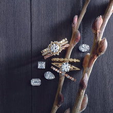 Load image into Gallery viewer, 14K Gold Forever One Round 1/3 CTW Diamond  Engagement Ring
