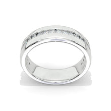Load image into Gallery viewer, 14K White Gold GOLD 0.6 CTW DIAMOND ROUND COMFORT-FIT BAND
