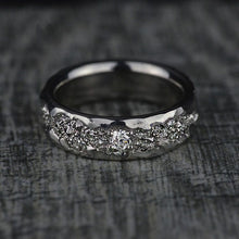 Load image into Gallery viewer, 0.6 CTW Moissainte Men's Ring 14K White Gold Ring
