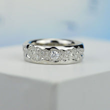 Load image into Gallery viewer, 0.6 CTW Moissainte Men's Ring 14K White Gold Ring
