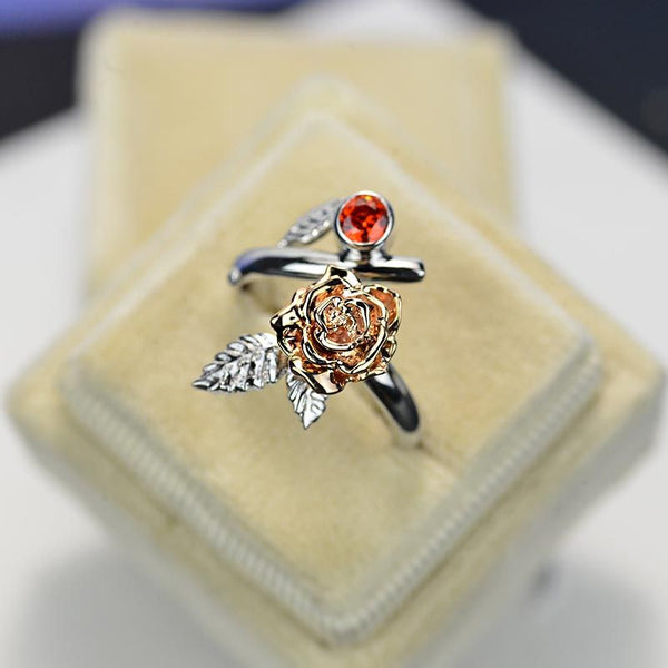 Giliarto Ruby Rose Gold Promissory Ring