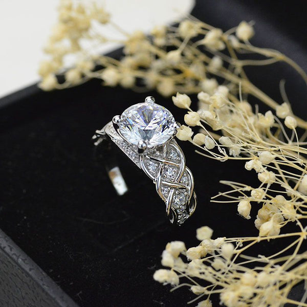 moissanite ring