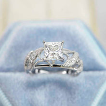 Load image into Gallery viewer, 1.5 Carat Giliarto Princess Cut Moissanite  Promissory ring
