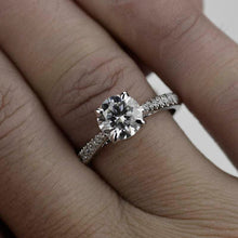 Load image into Gallery viewer, Moissanite Gold Engagement Ring
