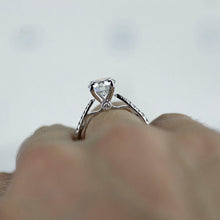 Load image into Gallery viewer, Moissanite Gold Engagement Ring
