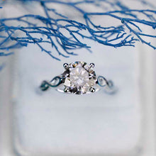 Load image into Gallery viewer, Gray Moissanite  Ring
