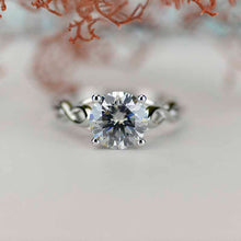 Load image into Gallery viewer, Gray Moissanite  Ring
