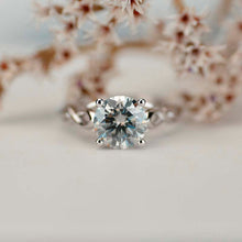 Load image into Gallery viewer, Gray Moissanite  Ring
