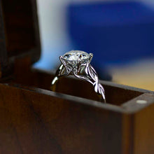 Load image into Gallery viewer, Gray Moissanite  Ring
