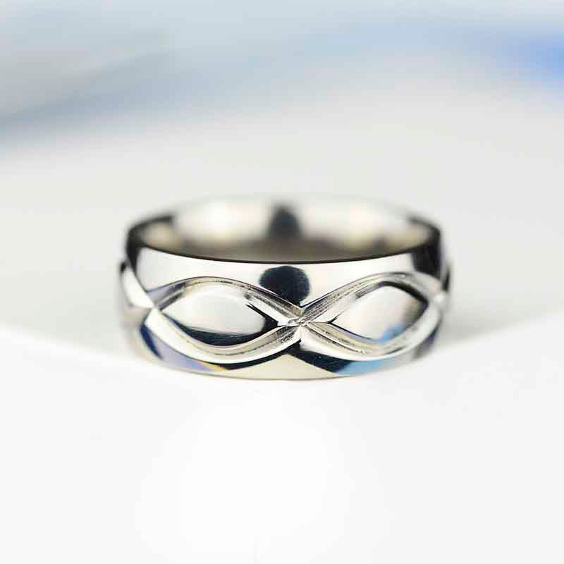 INFINITY Titanium Men's Ring
