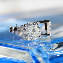Load image into Gallery viewer, Moissanite Stud Earrings 14K Gold

