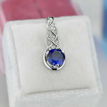 Load image into Gallery viewer, 2 Carat Sapphire Diamond Pendants

