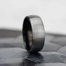 Load image into Gallery viewer, Brushed Men Tungsten Carbide Ring
