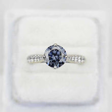 Load image into Gallery viewer, gray grey moissanite
