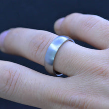 Load image into Gallery viewer, Brushed Finish Titanium Wedding Band Ring
