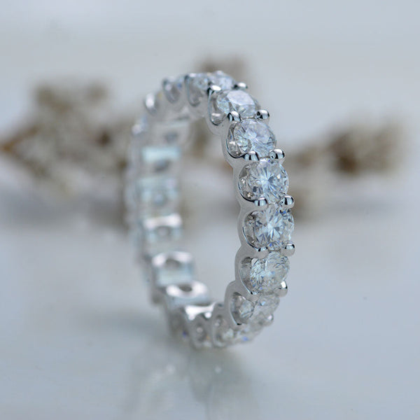 5 TCW  Moissanite Full Eternity Band