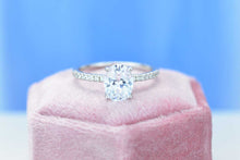 Load image into Gallery viewer, 2 Carat Oval Diamond Imitation Gem Engagement Ring

