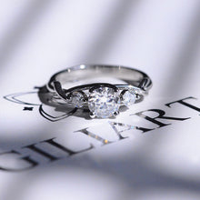 Load image into Gallery viewer, 1.5 Carat Three Stone Giliarto Moissanite Engagement  Ring
