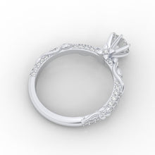Load image into Gallery viewer, 1.5 Carat Moissanite Giliarto  Gold Engagement Ring
