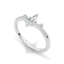 Load image into Gallery viewer, Giliarto Moissanite V Ring
