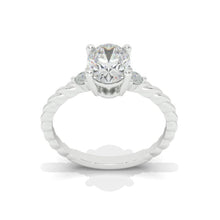 Load image into Gallery viewer, 1.5 Carat Oval Giliarto Moissanite 14K Gold Engagement Promissory Ring

