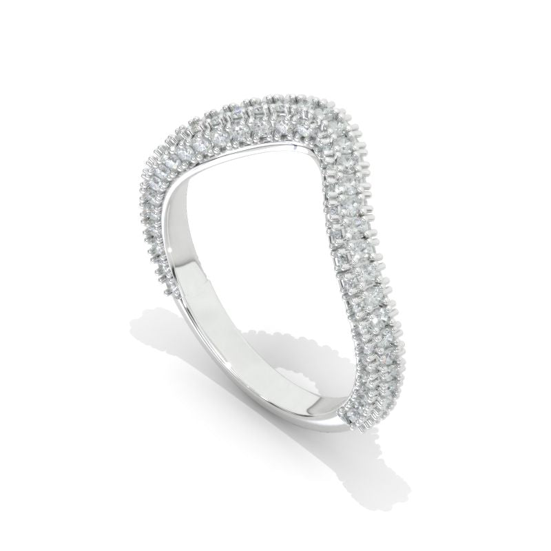 Giliarto Eternity Ring V-Shape