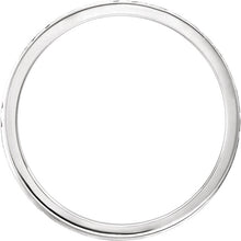 Load image into Gallery viewer, 14K  White 6 mm Grooved Band
