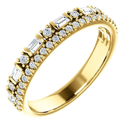 14K Gold 1/2 CTW Diamond Anniversary Band
