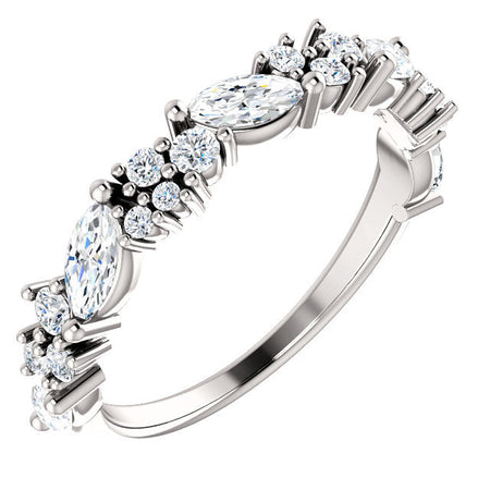 14K Gold 7/8 CTW Diamond Anniversary Band