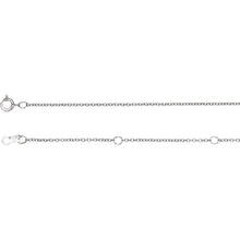 Load image into Gallery viewer, 14K Gold Chatham® Created Emerald &amp; 1/6 CTW Diamond Pendant with Necklace
