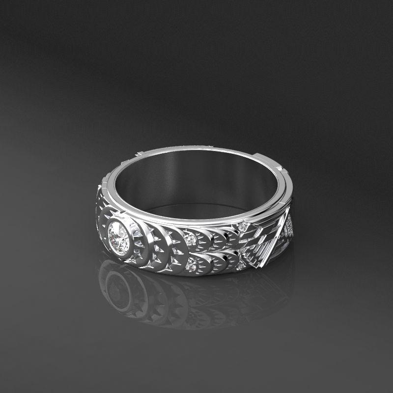 Diamond Men's Ring - Giliarto mobile