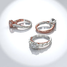 Load image into Gallery viewer, Forever One Moissanite Adara Gold Ring
