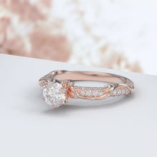 Load image into Gallery viewer, 1.5 Carat Moissanite Giliarto  Gold Engagement Ring
