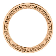 Load image into Gallery viewer, 14K Yellow Gold  Floral-Inspired Band

