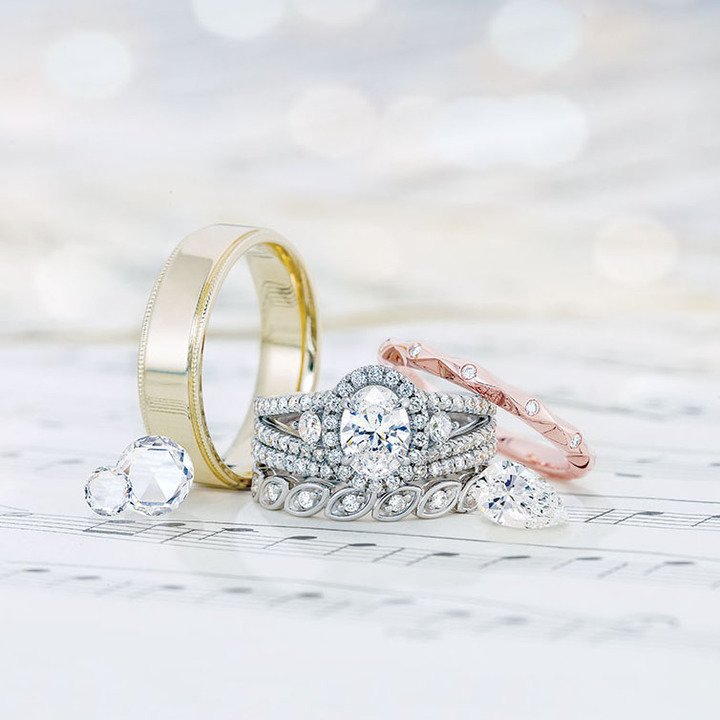 14K Yellow 7x5 mm Oval 3/8 CTW Diamond Engagement Ring