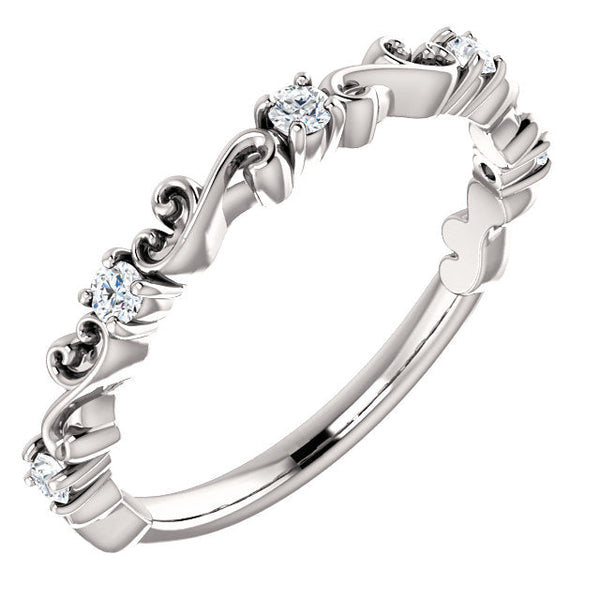 14K Gold 1/6 CTW Diamond  Anniversary Band