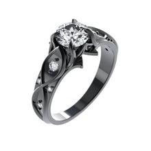 Load image into Gallery viewer, 0.8 Carat Moissanite Engagement Ring - Giliarto
