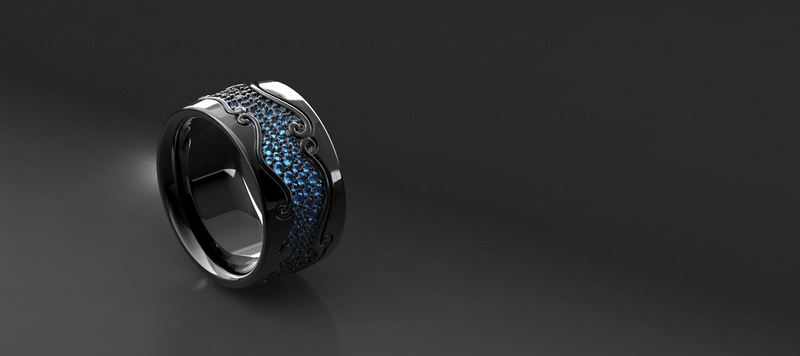 Diamond Men's Ring - Giliarto desktop