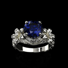 Load image into Gallery viewer, Sapphire Engagement Gold  Ring - Giliarto

