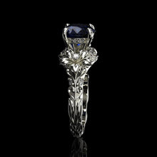 Load image into Gallery viewer, Sapphire Engagement Gold  Ring - Giliarto
