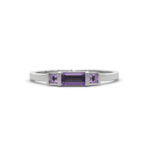 Load image into Gallery viewer, 0.3 Carat Giliarto Amethyst  Gold Promissory Ring
