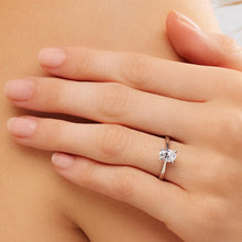 Load image into Gallery viewer, 14K Solid Gold Ring 1 CT Oval Moissanite Engagement Ring Anniversary Ring Promise Ring Yellow White Gold Ring
