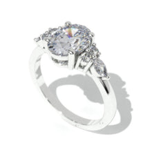 Load image into Gallery viewer, 3 Carat Oval Giliarto Moissanite Engagement Ring
