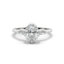 Load image into Gallery viewer, 14K Gold Ring 7x9mm Oval Cut Moissanite Engagement Ring Anniversary Ring, Promise Ring, Gifts Promissory Ring
